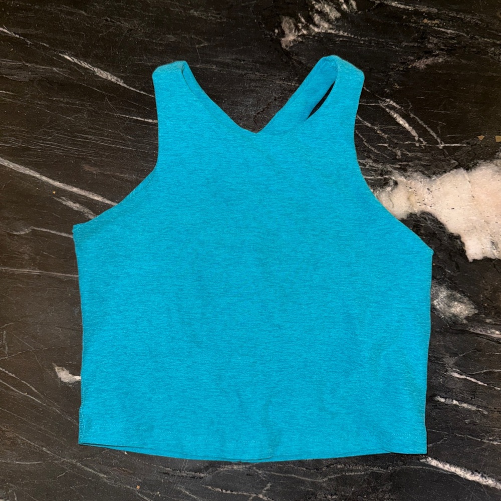 Beyond Yoga Vibrant Spacedye Blue Top